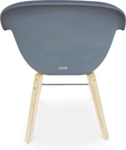 Alice's Garden Kuipstoelen CELEBES - Set Van 4 - Acacia En Kunststof - Grijs -Buitentuin Winkel 1006x1200 2