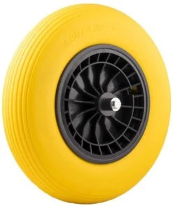 Merkloos Kruiwagenwiel Anti Lek - 4.80/4.00-8 - Massief PU Band - Lekvrij Wiel Met 130mm As - Kruiwagenband 4.80/400 Voor Kruiwagen -Buitentuin Winkel 1007x1200