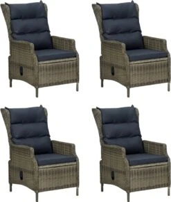 VidaXL 5-delige Tuinset Poly Rattan Bruin -Buitentuin Winkel 1010x1200