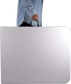 MaxxGarden Vouwtafel - Opvouwbare Kampeer Tafel - Tuin - Camping - Binnen - Weersbestendig - 180 X 74 X 74cm- Wit -Buitentuin Winkel 1017x1200