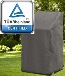 Weersbestendige Beschermhoes Stoel (4 Tot 6 Stapelstoelen) | 66 X 95 X 133/93 Cm (L) | Premium | Waterproof | TÜV Rheinland Gecertificeerd | Hoes Voor Tuin | Waterdicht | Solution Dyed (verkleuring Onmogelijk) | Grijs / Antraciet -Buitentuin Winkel 1018x1200