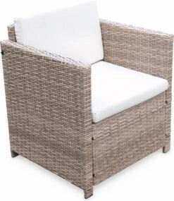 Alice's Garden Loungeset Perugia - 4 Plaatsen - Kleine Tuinset - Wicker - Naturel/beige -Buitentuin Winkel 1040x1200 2