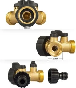 Sens Design Waterverdeler 2-weg – Messing – Past Op Europese Kranen 12 Sens Design Waterverdeler 2-weg – Messing – Past Op Europese Kranen -Buitentuin Winkel 1040x1200 6