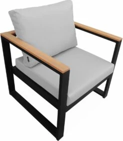 Loungeset 5 Plaatsen Van Aluminium En Eucalyptus – NAZCA – Antraciet Structuur, Lichtgrijs Kussens 18 Loungeset 5 Plaatsen Van Aluminium En Eucalyptus – NAZCA – Antraciet Structuur, Lichtgrijs Kussens -Buitentuin Winkel 1045x1200 1