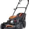 FUXTEC Grasmaaier Benzine - 51cm - 4-takt - 170cc - Zelfrijdend / Zelftrekkend /achterwielaandrijving - Mulchfunctie - Opvangbak 60L - FX-RM5170 -Buitentuin Winkel 1045x1200 2