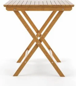 Bistro Set Hout Balkonset FSC – Patio Set Tuin – Houten Frans Tuinsetje – Kleine Tuinset – Complete Kleine Balkon Tafelset Met Gratis Bijzettafel – Hardhout FSC Balkonstoelen & Balkon Tafel - Tuintafel En Stoelen - Bistroset Van Hout – Balcony Set -Buitentuin Winkel 1059x1200