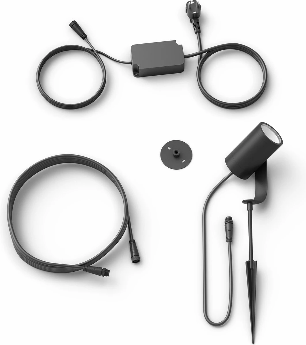 Philips Hue Lily Tuinspot - Wit En Gekleurd Licht - 1-spot - Zwart - Laagspanning - Basis 14 Philips Hue Lily Tuinspot - Wit En Gekleurd Licht - 1-spot - Zwart - Laagspanning - Basis - Afbeelding 12