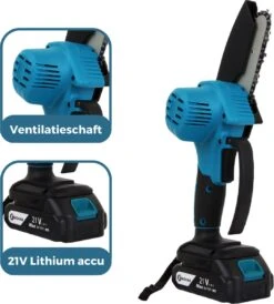 NovarGarden® Mini Kettingzaag NG1 - Met 2x Accu - Takkenzaag - Snoeizaag - Electrisch - Handzaag - Boomzaag - 21V -Buitentuin Winkel 1080x1200 5