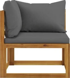 Decoways - 7-delige Loungeset Met Kussens Massief Acaciahout 18 Decoways - 7-delige Loungeset Met Kussens Massief Acaciahout -Buitentuin Winkel 1085x1200