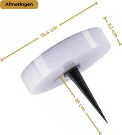 Lueas® - Solar Grondspot Telefoonbestuurbaar- Met App - Zonne-energie - Muurlamp - Lichtsensor - Bluetooth -Buitentuin Winkel 1086x1200 4