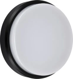 Led Buiten Plafondlamp - Geschit Voor Binnen En Buiten Opbouwlamp - 18w - 4000K Daglicht - 2235 Lumen - Rond - Zwart/Wit - 210 Mm - IP65 -Buitentuin Winkel 1096x1200 5