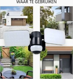 ELRO LF70 Duo LED Buitenlamp Met Bewegingssensor – 2x 10W – 1200LM – IP54 Waterdicht - Zwart -Buitentuin Winkel 1100x1200 8
