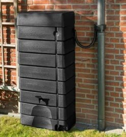 Garden Muurtank Regenton Zwart 320l - ThuisTuinieren.nl -Buitentuin Winkel 1104x1200 4