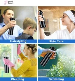 Merkloos Sibel Extreme Mist Verstuiver 160ml Zwart En Wit| Professional Hairdressing Plastic Fine Mist Spray Bottle - 2 Stucks -Buitentuin Winkel 1107x1200 3