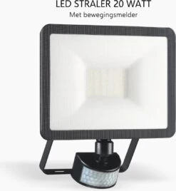 ELRO LF60 Design LED Buitenlamp Met Bewegingssensor - 20W – 1600LM – IP54 Waterdicht - Zwart -Buitentuin Winkel 1107x1200 4