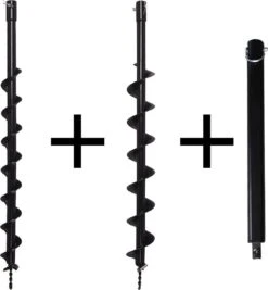 Kibani Grondboor 52cc Benzine + Grondboren Set 60 Mm + 80 Mm + 100 Mm + 150 Mm + 2 Verlengstukken - Palenboor - Grondboor Machine -Buitentuin Winkel 1110x1200 1