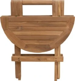 Picknicktafel Rond - Bijzettafel Voor Buiten - - Inklapbare Picknicktafel - Kleine Klaptafel Met Handvat - 50cm -Buitentuin Winkel 1110x1200