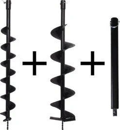 Kibani Grondboor 52cc Benzine + Grondboren Set 60 Mm + 80 Mm + 100 Mm + 150 Mm + 2 Verlengstukken - Palenboor - Grondboor Machine -Buitentuin Winkel 1111x1200 1