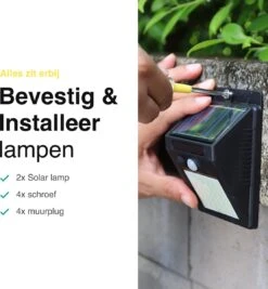 Vivid Green Solar Buitenlamp Met Bewegingssensor - Buitenverlichting Zonne Energie - Tuinverlichting - Wandlamp Buiten - Met Sensor - Led -Buitentuin Winkel 1112x1200 2