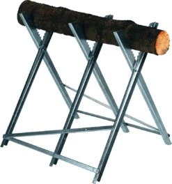 Einhell-kettingzaagstandaard (max. 150 Kg - Verzinkte Metalen Hoekprofielen - Extra Dwarsbalken - Tanden Voorkomen Verdraaiing Van Het Hout - 3 Werkhoogtes - Inklapbaar) -Buitentuin Winkel 1121x1200 4