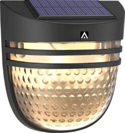 Arisenn® Moon Crystal Solar Buitenlamp - IP65 Waterdicht - Prachtige Solar Technologie Monokristal Zonnepaneel Wandlamp - 3000K Warm Wit (sfeervol) - Tuinverlichting Op Zonne-energie | Schutting Wand Licht -Buitentuin Winkel 1126x1200 4