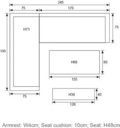 Blakes Lounge Diningset - 4 Delig - Donker Grijs -Buitentuin Winkel 1132x1200 2