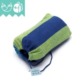 Dubbele Hangmat Blauw - 1 Of 2 Persoons - Lig Oppervlak 190x150cm - Lengte 260cm -Buitentuin Winkel 1138x1200 1