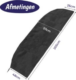 Merkloos Parasolhoes Met Rits En Trekkoord – Beschermhoes Voor Zweefparasol & Staande Parasol – Waterdicht Afdekhoes – Hoes Voor Hangparasol – Inclusief Opberghoes – Zwart - 205 Cm -Buitentuin Winkel 1149x1200 1