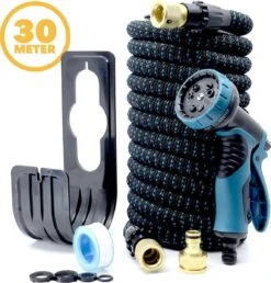Complete Set Tuinslang Van 30 Meter Met Flexibel Ontwerp – Sproeikop Met 9 Standen – Licht In Gewicht & Makkelijk Opbergen – Uitrekbare Slang - 14 Complete Set Tuinslang Van 30 Meter Met Flexibel Ontwerp – Sproeikop Met 9 Standen – Licht In Gewicht & Makkelijk Opbergen – Uitrekbare Slang - -Buitentuin Winkel 1149x1200 8