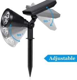 Solar Spot Light- Grond Spot Energiezuinig - Tuinverlichting Op Zonne-energie Met Nachtsensor - Sfeerverlichting Voor Op Gebouwen - Wit -Buitentuin Winkel 1158x1200 4