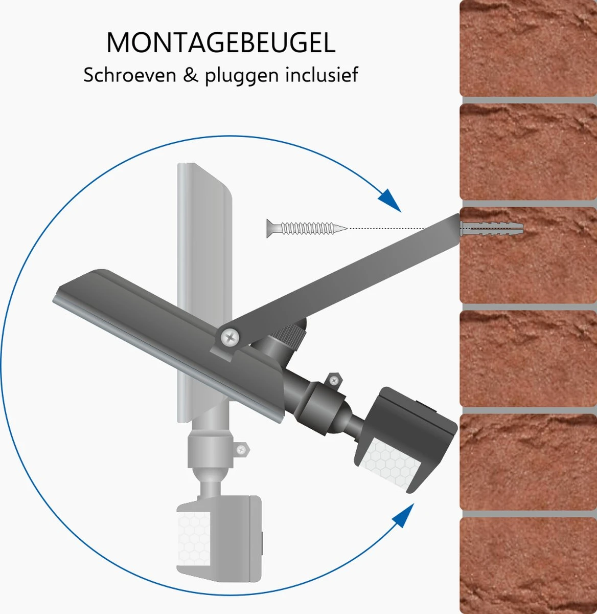 ELRO LF60 Design LED Buitenlamp Met Bewegingssensor - 10W – 800LM – IP54 Waterdicht - Zwart 8 ELRO LF60 Design LED Buitenlamp Met Bewegingssensor - 10W – 800LM – IP54 Waterdicht - Zwart - Afbeelding 6