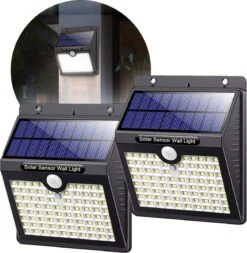 Vivid Green Solar Buitenlamp Met Bewegingssensor - Buitenverlichting Zonne Energie - Tuinverlichting - Wandlamp Buiten - Met Sensor - Led