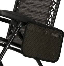 Springos Tuinstoel | Ligstoel | Opvouwbaar | Verstelbaar | Ergonomische Hoofdsteun | Bruin / Zwart -Buitentuin Winkel 1172x1200