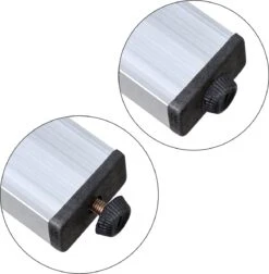 Casaria Polyrattan Tuinbank – 2 Zits UV-bestendig - Zwart -Buitentuin Winkel 1175x1200