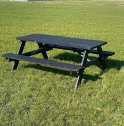 Goedkopepicknicktafels.nl | Zwarte XL Picknicktafel | Tuintafel 6 Persoons | Zwart Gespoten Gedroogd Grenen Hout! -Buitentuin Winkel 1177x1200 3