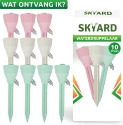 SKYARD® Waterdruppelaar Set Van 10 – Watergeefsysteem Geschikt Binnen (Kamerplanten) En Buiten – Bewateringssysteem Met Instelbare Druppelsnelheid - Irrigatiesysteem - Planten Watergever - Waterbol -Buitentuin Winkel 1179x1200 3