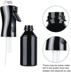 Merkloos Sibel Extreme Mist Verstuiver 160ml Zwart En Wit| Professional Hairdressing Plastic Fine Mist Spray Bottle - 2 Stucks -Buitentuin Winkel 1184x1200 5