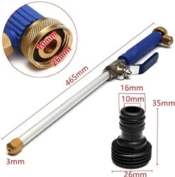 Merkloos Hogedruk-waterjet-Waterspuit-tuinslang | Spuitpistool Aansluiting Op Tuinslang | Hogedruk Waterpistool, Bevestiging Voor Tuinsproeier- Auto Wassen- Terras/tuin Reiniger -Buitentuin Winkel 1185x1200 11