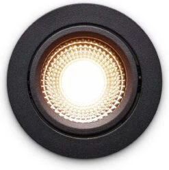 Ledisons LED Inbouwspots Zwart Met Driver - Dimbaar Kantelbaar IP54 3W 2700K Warm Wit Licht 240V 60 Stralingshoek >90 CRI Traploos Dimmen - Vivaro Zwart - Slechts 23MM Inbouwdiepte! 5 Jaar Garantie Energieverbruik: A++ -Buitentuin Winkel 1193x1200 18