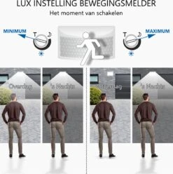 ELRO LF60 Design LED Buitenlamp Met Bewegingssensor - 10W – 800LM – IP54 Waterdicht - Wit 32 ELRO LF60 Design LED Buitenlamp Met Bewegingssensor - 10W – 800LM – IP54 Waterdicht - Wit -Buitentuin Winkel 1194x1200 9