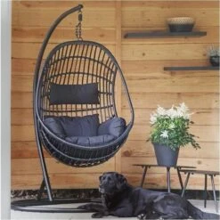 Hangstoel Sturdy Frame Zwart -Buitentuin Winkel 1199x1200 1
