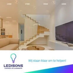 Ledisons LED Inbouwspots Zwart Met Driver - Dimbaar Kantelbaar IP54 3W 2700K Warm Wit Licht 240V 60 Stralingshoek >90 CRI Traploos Dimmen - Vivaro Zwart - Slechts 23MM Inbouwdiepte! 5 Jaar Garantie Energieverbruik: A++ -Buitentuin Winkel 1199x1200 18