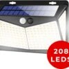 Living Nine® Solar Buitenlamp Met Bewegingssensor - Wandlamp Op Zonne Energie - 208 LED - Waterdicht - Tuinverlichting - Met Sensor - Voor Buiten - Zwart -Buitentuin Winkel 1200x1014 9