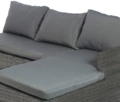 MaxxGarden Loungeset – Rattan Hoekset - 4 Persoons - Incl. Salontafel - Grijs -Buitentuin Winkel 1200x1020