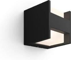 Philips Hue Fuzo Muurlamp - Warmwit Licht - Zwart - Smal - Gesloten -Buitentuin Winkel 1200x1020 5