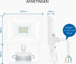 ELRO LF60 Design LED Buitenlamp Met Bewegingssensor - 10W – 800LM – IP54 Waterdicht - Wit 28 ELRO LF60 Design LED Buitenlamp Met Bewegingssensor - 10W – 800LM – IP54 Waterdicht - Wit -Buitentuin Winkel 1200x1022 10
