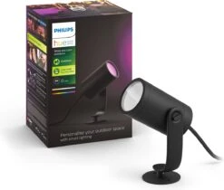 Philips Hue Lily Tuinspot Starterspakket - Prikspot White And Color Ambiance - Prikspots Voor Buiten - Tuinverlichting - 5 Spots - Zwart -Buitentuin Winkel 1200x1022 12