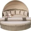 Merkloos Zonneeiland, Beige, Loveseat, Relax-eiland, Loungebed, Ligbed, Loungeset,"Riva" -Buitentuin Winkel 1200x1027 2