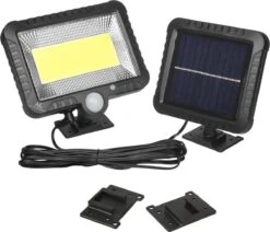 LED-schijnwerper Op Zonne-energie Met Bewegingssensor Maclean Energy IP44, 5W, 400lm, 6000K Koud Wit, Lithiumbatterij 1300 MAh, 5,5V DC MCE438 -Buitentuin Winkel 1200x1030 9