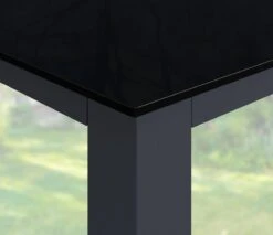 Casaria – Tuintafel – Aluminium – 90x90x75cm –Antraciet -Buitentuin Winkel 1200x1034